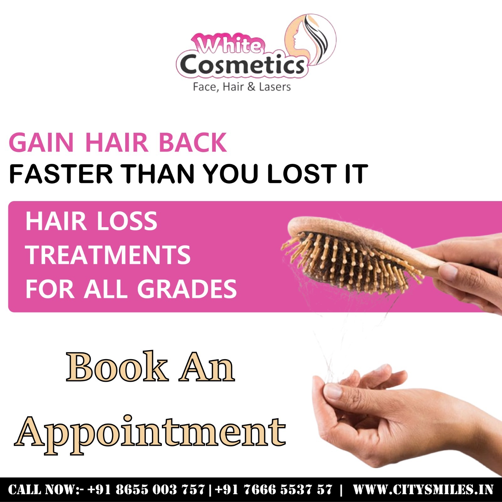  GAIN YOUR HAIR BACK — FASTER THAN YOU LOST IT! 