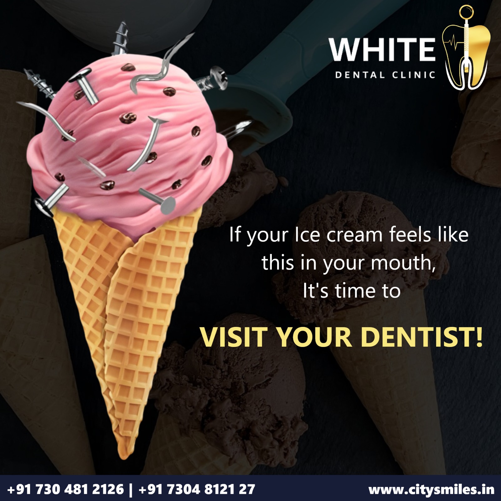 If Your Ice Cream Feels Like This in Your Mouth, It’s Time to Visit Your Dentist!