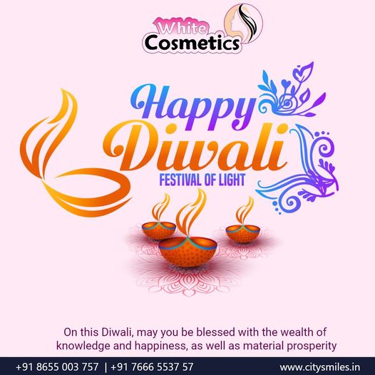 Embrace the Festival of Lights: Happy Diwali from White Cosmetics