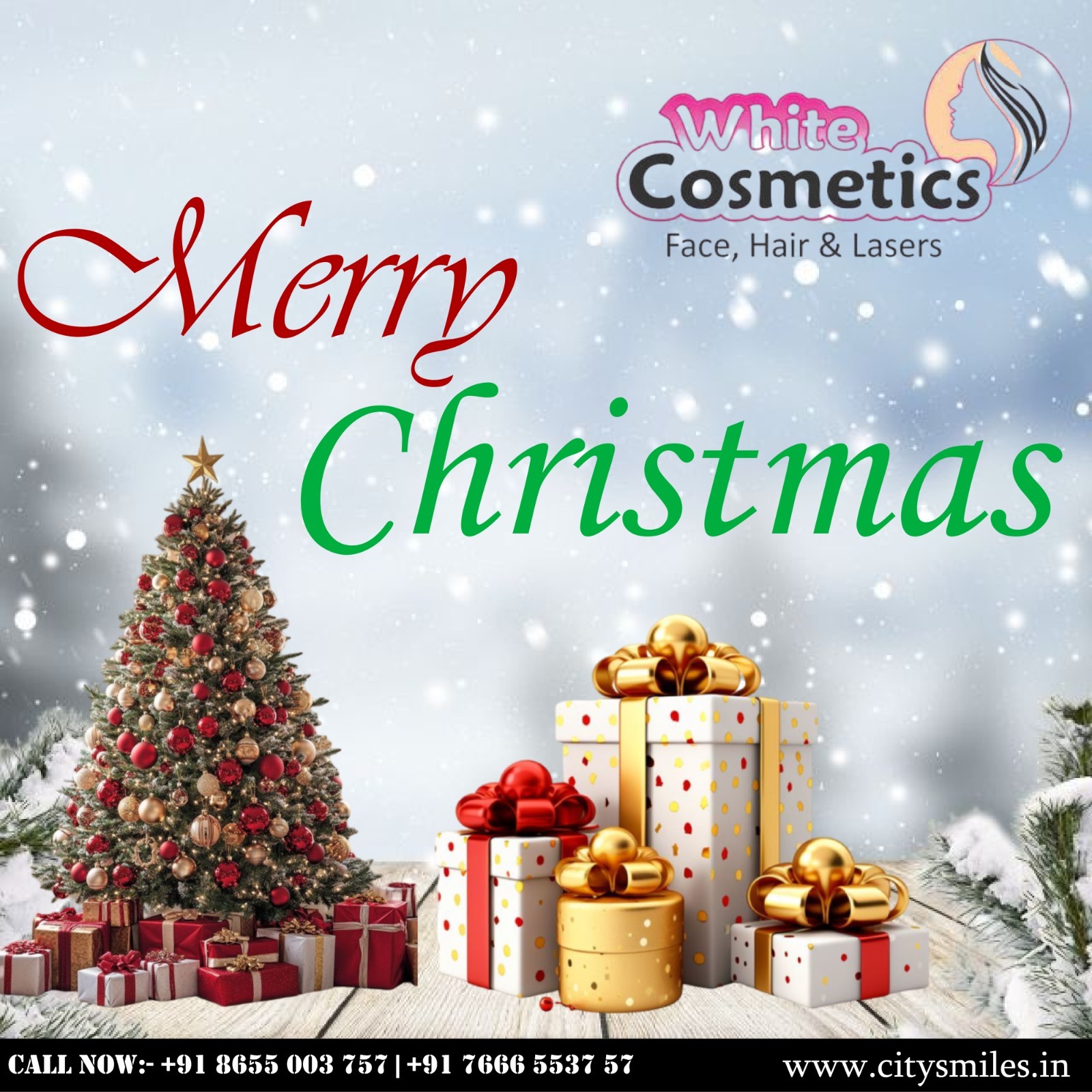 Merry Christmas from White Cosmetics!